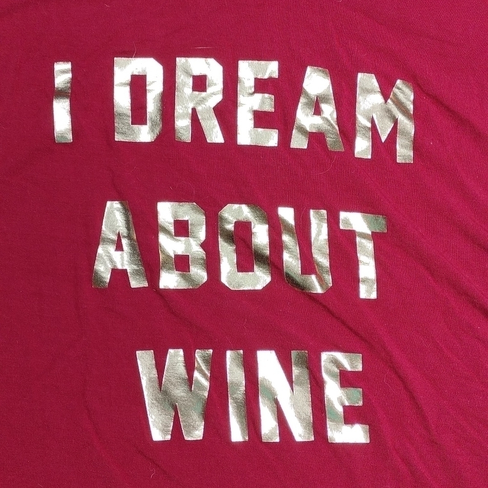 Fleur & co. XL Maternity (Dream about wine)burgundy shirt